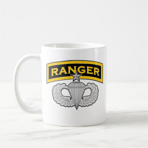 Mug Étiquette de garde forestière - ailes supérieur