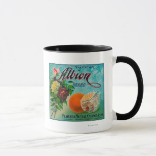 Mug Étiquette de la marque Albion Citrus Crate