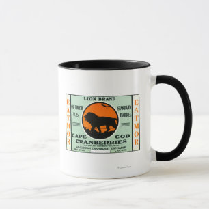 Mug Étiquette de la marque Cape Cod Lion Eatmor Cranbe