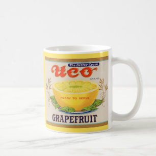 Mug étiquette de pamplemousse de marque Uco dans les a