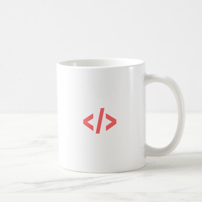 Mug Étiquette de programmation (Droite)