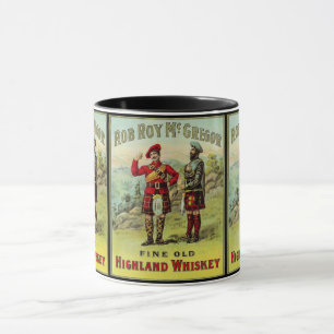 Mug Étiquette de whisky écossais des Highlands