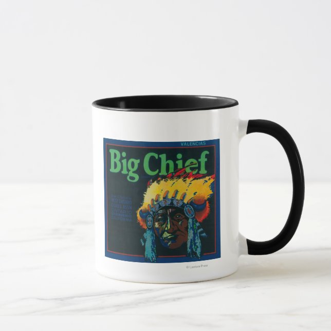 Mug Étiquette grand chef orangeOntario, CA (Droite)