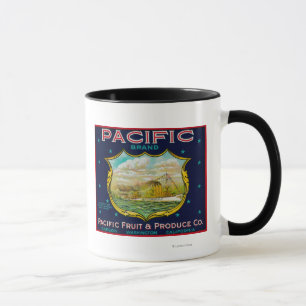 Mug Étiquette Pacifique de caisse d'Apple