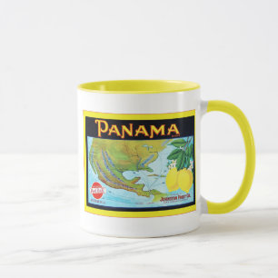 Mug Étiquette vintage de caisse de fruit de ~ de