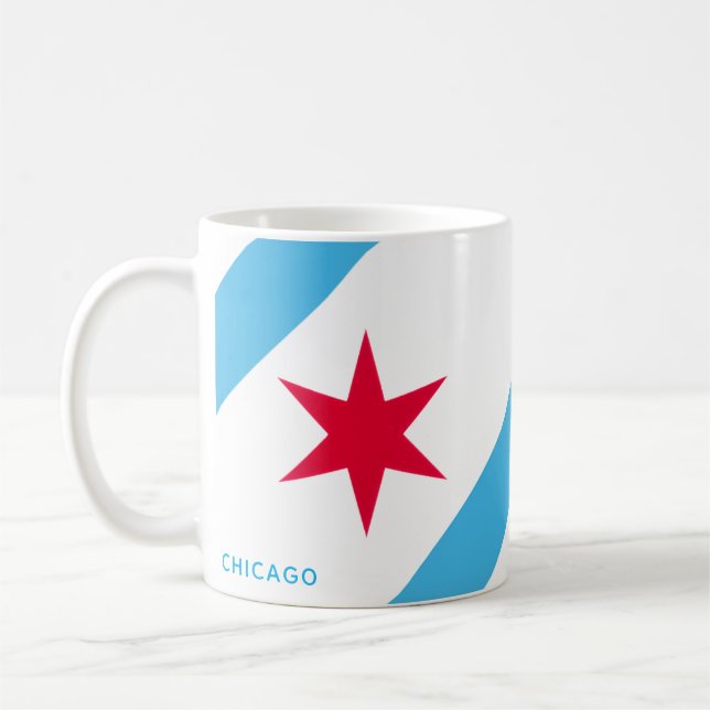 Mug Étoile à six branches de Chicago (Gauche)