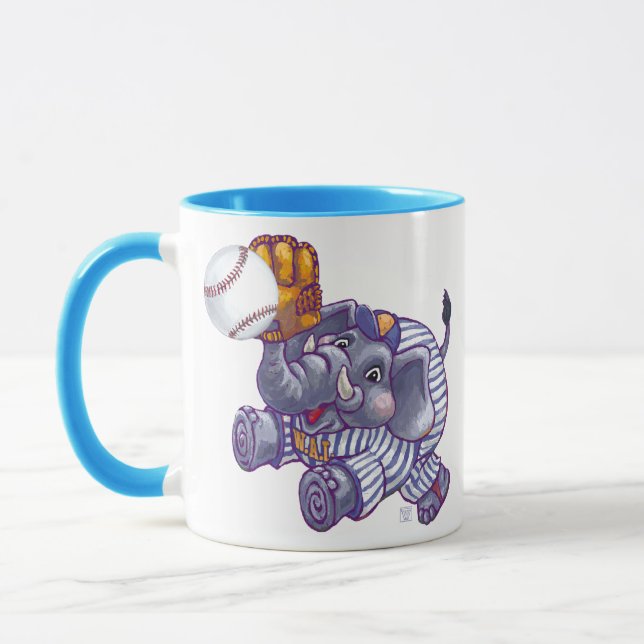 Mug Étoile de baseball éléphant (Gauche)