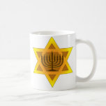 Mug Étoile de David avec Menorah<br><div class="desc"></div>