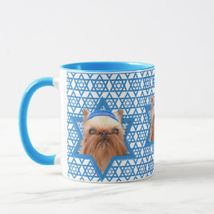 Mug Étoile de David de Hanoukka - griffon de Bruxelles