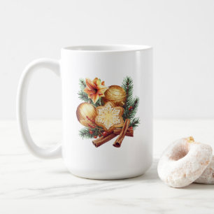 Mug Étoile de Noël dorée à la cannelle