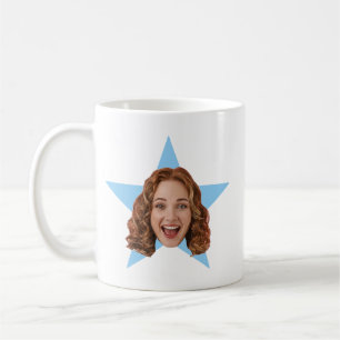 Mug Étoile de photo personnalisée Cadeau amusant de vi