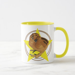 Mug Étoile de poussin rouge Silkie