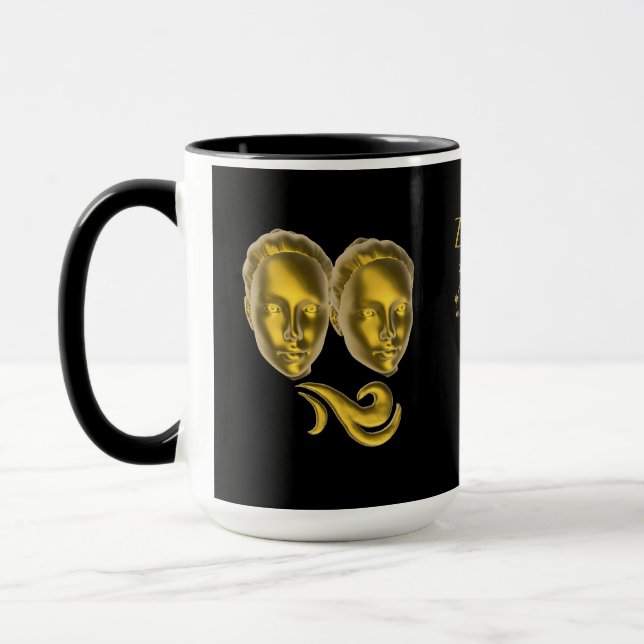 Mug Étoile des jumeaux, or (Gauche)