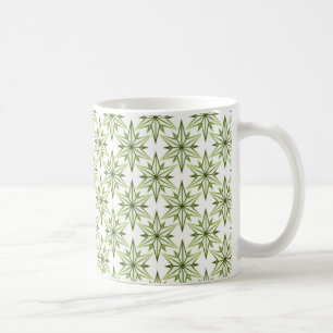 Mug étoilé rétro, Vert olive
