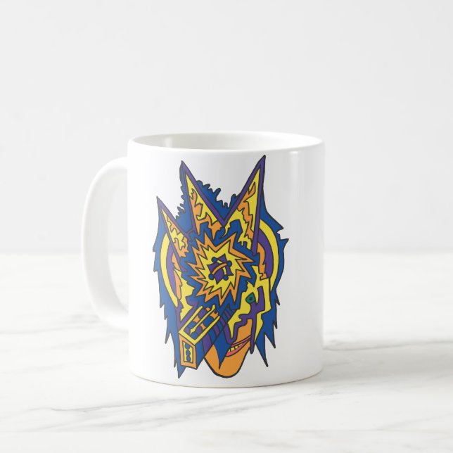 Mug Étoile Sonique (Devant gauche)