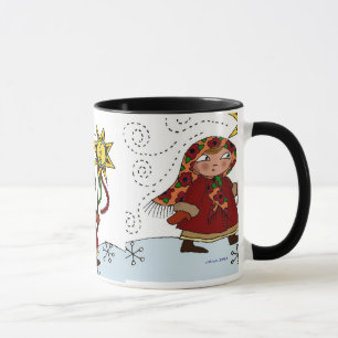 Mug Étoile ukrainienne de Noël