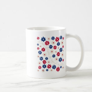 Mug Étoiles Bandes Et Droits Égaux Fleur De Daisy 4 Ju