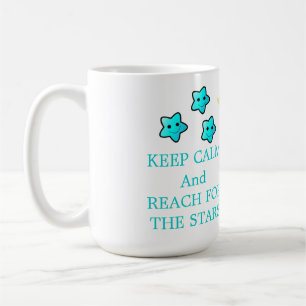 Mug Étoiles bleues avec citation