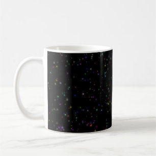 Mug Étoiles brillantes colorées dans le ciel nocturne
