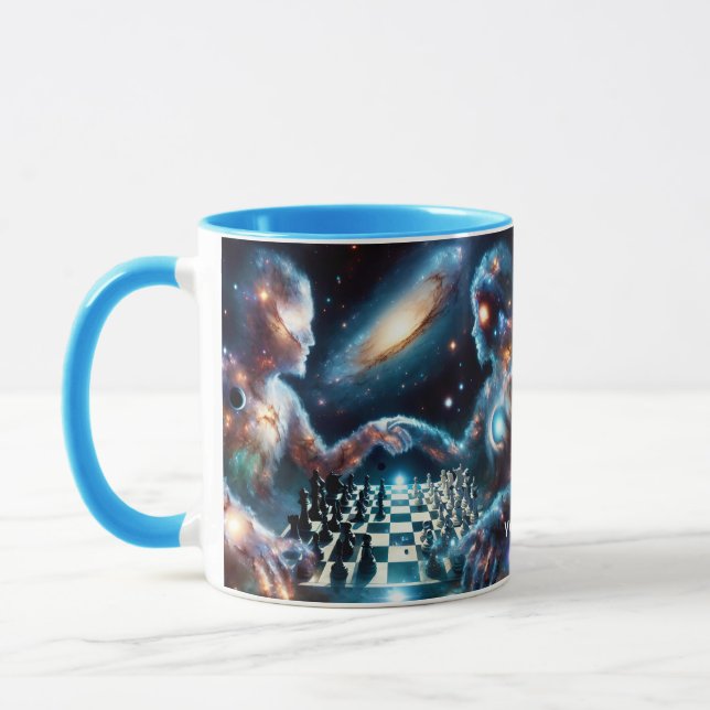 Mug Étoiles de l'Imaginaire mignonne espace d'échecs (Gauche)