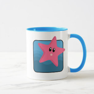 Mug Étoiles de mer de bande dessinée
