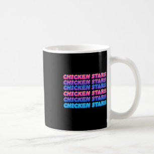 Mug Étoiles de poulet répétitives esthétiques Mème vir