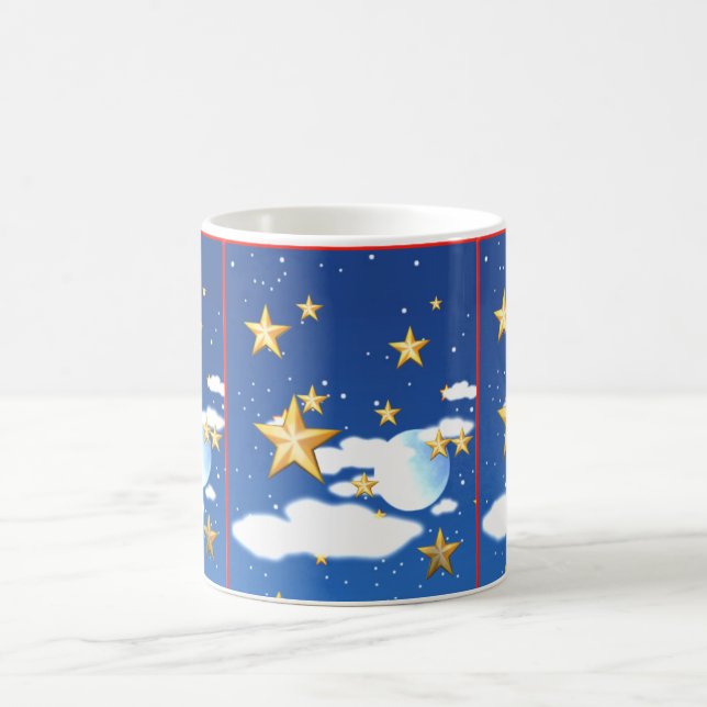 Mug étoiles d'or - (Centre)