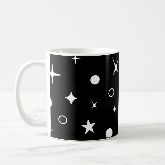 Mug étoiles du ciel noir (Gauche)