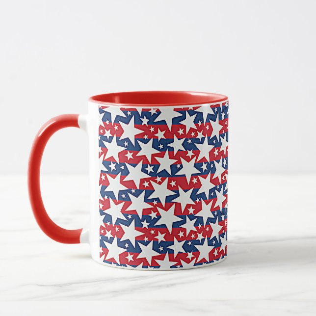 Mug Étoiles et bandes  (Gauche)