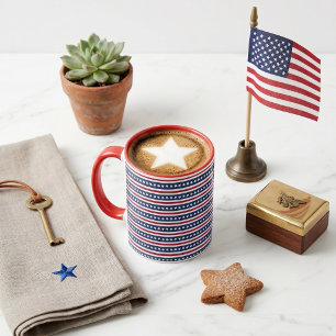 mug étoiles et bandes Americana