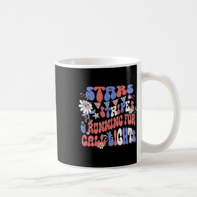 Mug Étoiles Et Bandes Courant Pour Les Feux D'Appel 4E (Droite)
