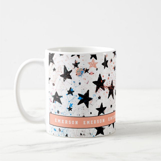 Mug étoiles et espace plaisir astronomie motif (Gauche)
