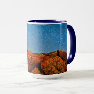 Mug Étoiles et roche rouge