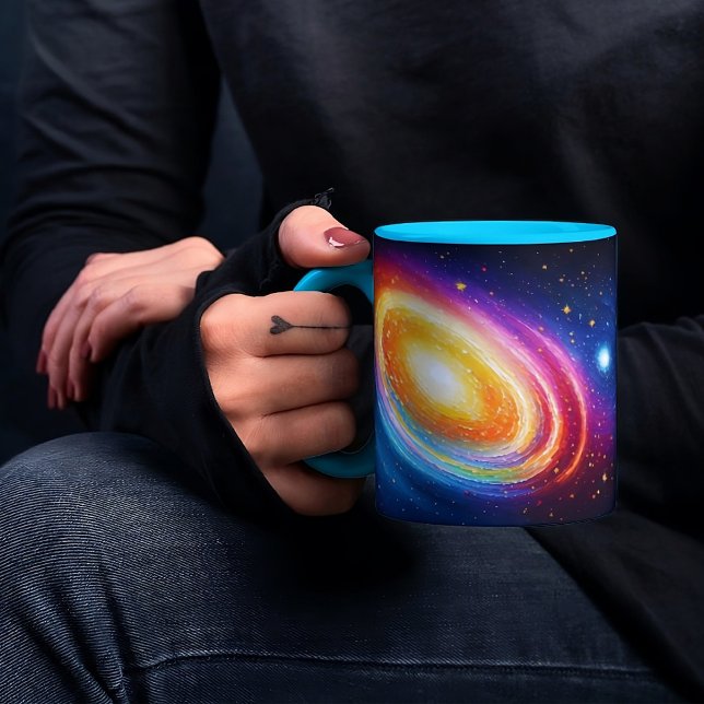 Mug étoiles galaxie design cool coloré imaginaire (Créateur téléchargé)