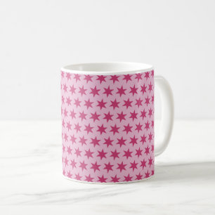 Mug Étoiles Motif Trending Colors Lilac Maroon rose