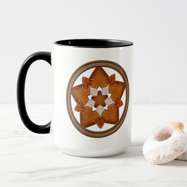Mug Étoiles N Mains (Avec donut)
