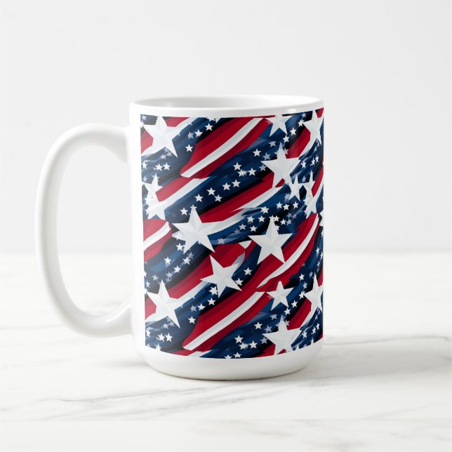 Mug Étoiles Patriotiques  (Gauche)