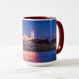 Mug Etoiles sur Nubble Lighthouse dans le Maine