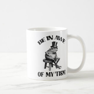 Mug Être À L'Abri De Mon Tism Funny Frog Autism Retro