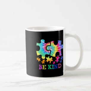 Mug Être comme Autisme Puzzle Pièces Tie Dye Autisme A
