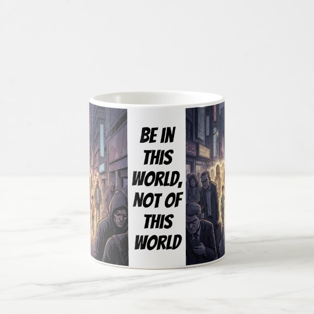 Mug Être dedans mais pas du monde (Centre)