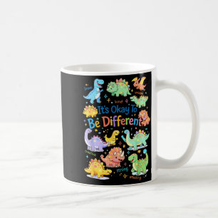 Mug Être différent sensibilisation à l'autisme dinosau