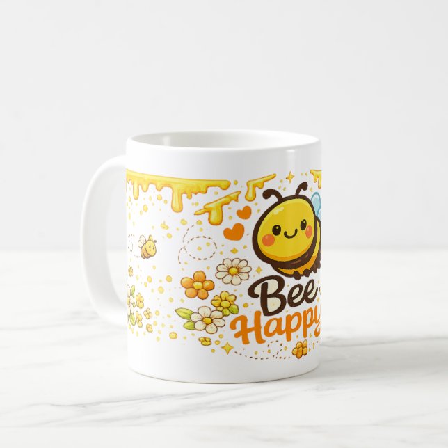 Mug Être Heureux (Devant gauche)