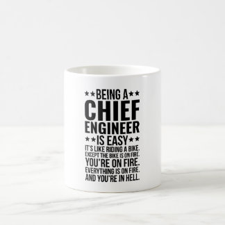 Mug Être ingénieur en chef est facile C'est comme roul