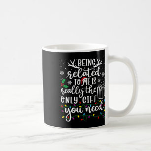 Mug Etre Lié À Moi Drôle Noël Famille Xmas Pa