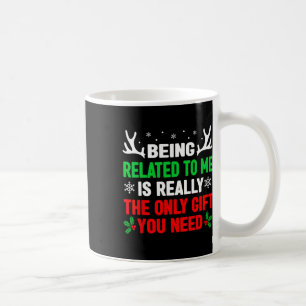 Mug Etre Lié À Moi Drôle Noël S Femmes Hommes Fa