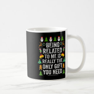 Mug Etre Lié À Moi Fun Noël Famille Correspondant