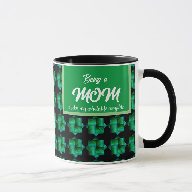 MUG ÊTRE MAMAN REND MA VIE COMPLÈTE  (Droite)