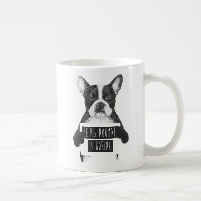 Mug Être normal ennuie (Droite)