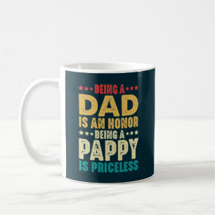 Mug Être Papa Est Un Honneur Être Un Pappy N'A Pas De